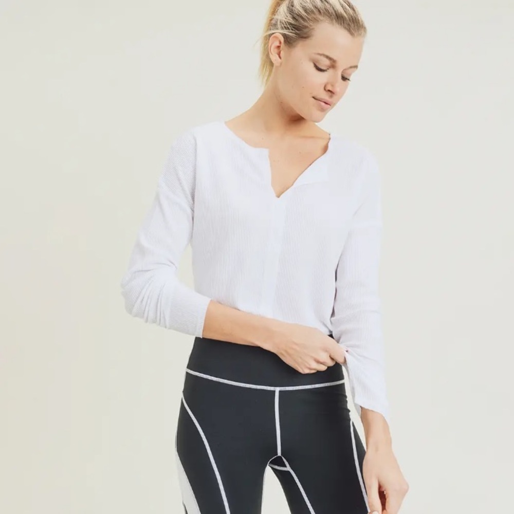 🆕 CAMI LINEN CROP TOP LS IN IVORY - Picture 8 of 10